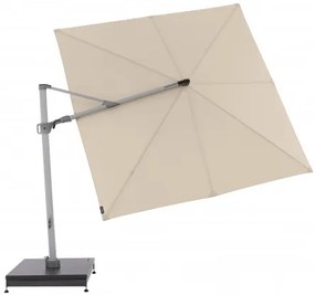 KNIRPS 320 x 320 cm - luksusowy wahadłowy parasol ogrodowy z drążkiem bocznym : Kolor parasola - Naturalny