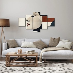 Obraz - Kobieta z profilu (125x70 cm)