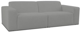 Szara sofa z materiału bouclé 228 cm Roxy – Scandic