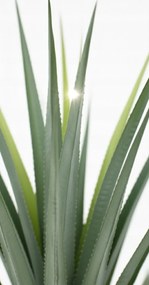 Agawa Sztuczna Roślina w Doniczce Aloes 120 cm Nowoczesna Dekoracja Do Domu i Biura o Realistycznych Zielonych Liściach