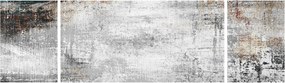 Obraz - Abstrakcyjne teksturowane płótno (170x50 cm)