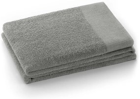 Szary bawełniany ręcznik kąpielowy frotte 70x140 cm Amari – Restilo