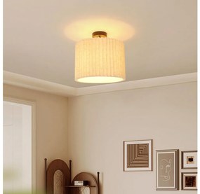 Brilagi - Przysufitowy żyrandol NORDIC WAVE 1xE27/15W/230V śr. 32 cm lniany/czarny