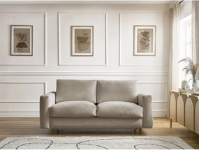 Szarobrązowa sofa do spania/rozkładana 220 cm Cocoone – Bobochic Paris
