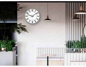 Zegar ścienny okrągły cichy klasyczny akrylowy na ścianę duże cyfry stylowy