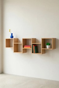 Skandynawska półka ścienna w kolorze buk N3-H44