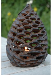 Metalowy lampion (wysokość 18 cm) Pine Cone – Esschert Design