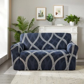 4Home Pokrowiec elastyczny na kanapę Elegant niebieski, 190-230 cm + poszewka na poduszkę gratis, 190-230 cm
