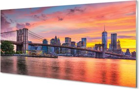 Panel nad Blat Kuchenny Poranny Widok na Most