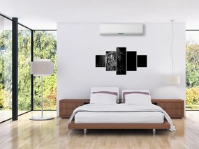 Obraz dzikiego tygrysa (125x70 cm)
