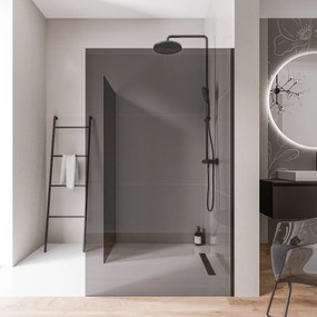 Ścianka prysznicowa Walk-In EX102 - 2 ścianki - bezpieczne szkło 10 mm