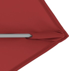 Doppler EXPERT parasol ogrodowy 220 x 140 cm bordowy