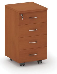 Szafka pod biurko na kółkach MIRELLI, 400 x 480 x 650 mm, czereśnia