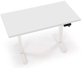 Biurko B54 120x60cm białe z regulacją wysokości HALMAR