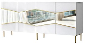 Szafka Nice White and Gold