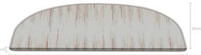 Kremowe dywaniki na schody zestaw 16 szt. 20x65 cm Rainbow Road – Vitaus
