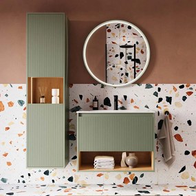 Badmöbelset BELDIVO 80 cm mit Waschbecken