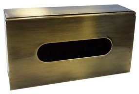 Pojemnik na chusteczki 25x13 cm, brązowy