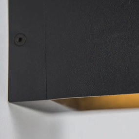 Zestaw 4 nowoczesnych lamp ściennych czarnych - Transfer