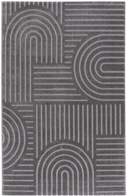 Dywan nowoczesny 3D Louis ciemny szary 200 cm x 290 cm