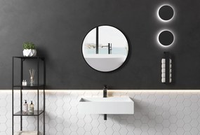 Umywalka ścienna PB2080 z odlewu mineralnegoBiały mat - 60 x 46 x 13 cm