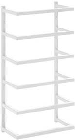 Biały wieszak na ręczniki typu drabinka P3-M46