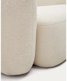 Kremowa sofa z materiału bouclé 246 cm Martina – Kave Home