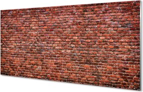 Szkło do Kuchni na Ścianę Tekstura Starej Cegły