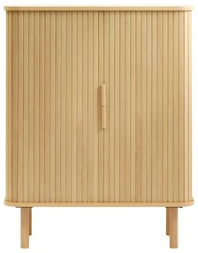 Szafka w dekorze dębu z drzwiami przesuwnymi 113x90 cm Cavo – Unique Furniture