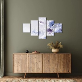 Obraz - Kwiaty, teksturowane malarstwo (125x70 cm)