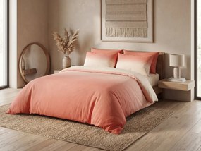 PrzytulneMieszkanie.pl PrzytulneMieszkanie.pl Pościel bawełniana OMBRE terakota Rozmiar pościeli: 2 szt 70 x 90 cm | 200 x 220 cm