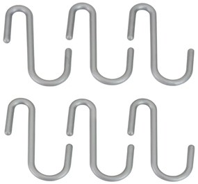 Zestaw 6 haczyków Metaltex Hookino