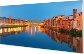 Panel szklany do Kuchni Nocne Mosty we Włoszech