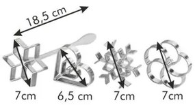Tescoma Forma do gofrów w kształcie rozety DELÍCIA, 4 szt.