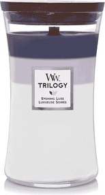 Świeca zapachowa klepsydra, Evening Luxe, fioletowy 609 gr