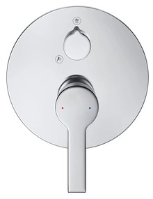 Duravit B.2 bateria prysznicowa Mosiądz - chrom - 2 wyjścia wody - Ø 17 cm