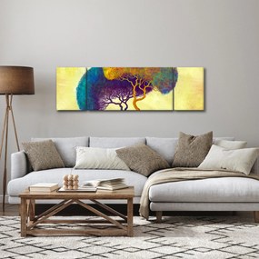 Obraz - Drzewa na wzgórzu (170x50 cm)