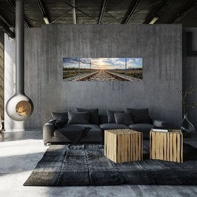 Obraz - Tory (170x50 cm)