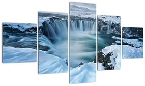 Obraz - Wodospad Bogów, Islandia (125x70 cm)