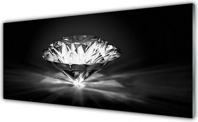 Szkło do Kuchni na Ścianę Kryształowy Blask Diamentu