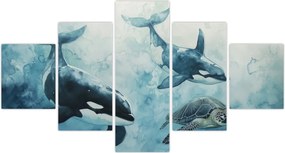Obraz - Malowidło podwodne (125x70 cm)