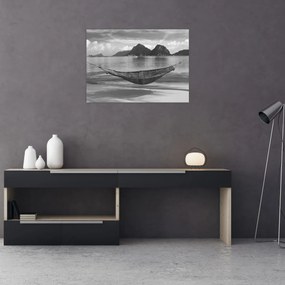Obraz - Hamak na plaży (70x50 cm)