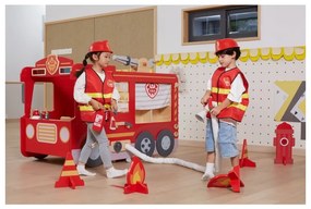 Viga duży drewniany wóz strażacki plac zabaw montessori