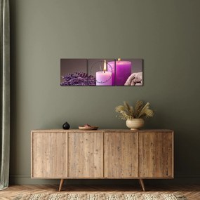 Obraz rzeczy spa (z zegarem) (90x30 cm)