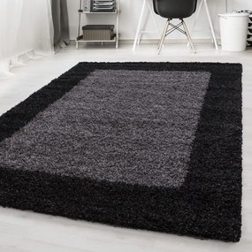 Dywan shaggy Life szaro-antracytowy 160 cm x 230 cm