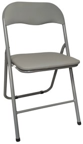 Zestaw 6szt. krzesło składane ogrodowe cateringowe bankietowe biurowe C-9281 szare