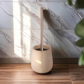 Beżowa szczotka do WC ceramiczna Sirmione – Wenko