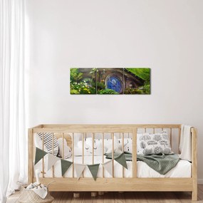 Obraz - Hobbit (z zegarem) (90x30 cm)