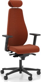 Regulowane krzesło do biurka Bjarg Swivel Chair HB UPH wysokie oparcie