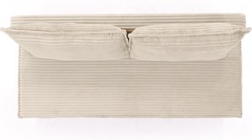 Kanapa rozkładana Firioza z pojemnikiem - ecru plusz Tilia 03